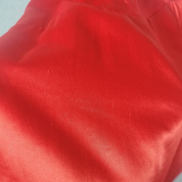 NWT Zara Slip Dress Woman’s Size Medium Red Satin Sleeveless Cocktail Dress - Picture 8 of 8